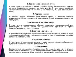Возможные варианты обязательств сторон