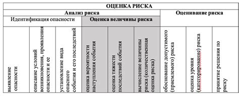 Определение цели и уровня риска