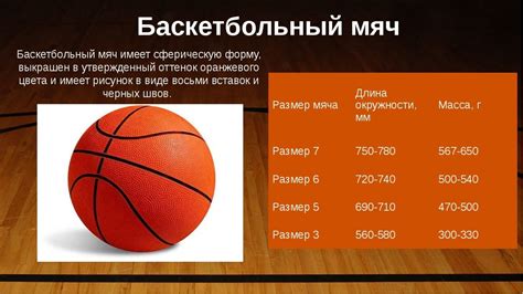 Рассчет окружности мяча