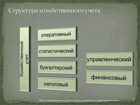 Цель и задачи хозяйственного учета
