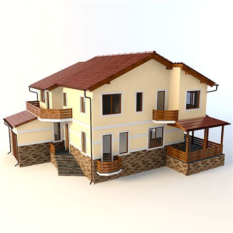 Как создать 3D-модель фасада дома в программе 3ds Max