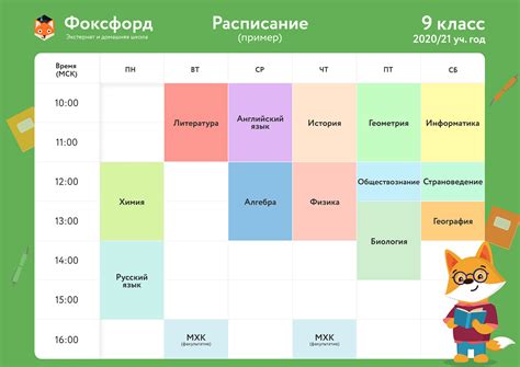 Меняется номер расписания