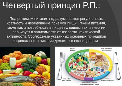 Основные принципы рационального питания