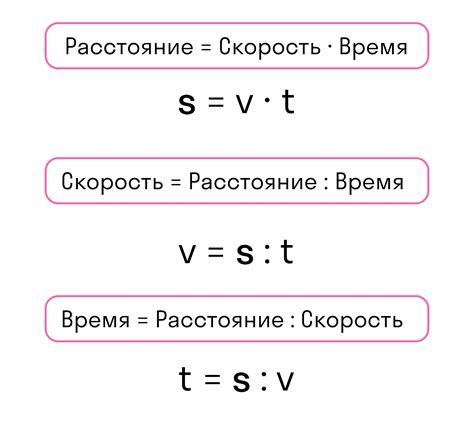 Рекомендации по использованию скорости при определении времени