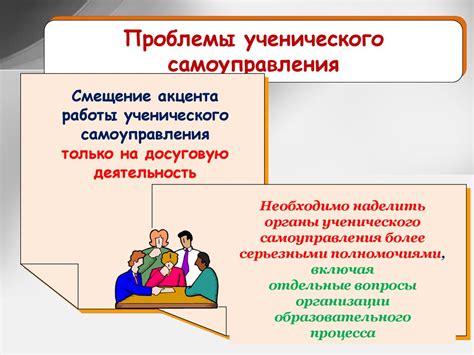 Цели и задачи самоуправления в школе