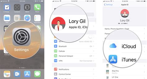 Шаг 2: Отключение учетной записи iCloud