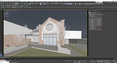 Этапы создания детализированного фасада в 3ds Max
